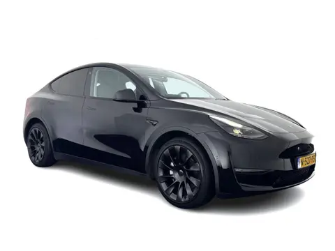 Tesla Model Y Long Range AWD 75 kWh [ 3-Fase ] {SOH-81%} (INCL-BTW) Aut. *PANO | AUTO-PILOT | LEATHE