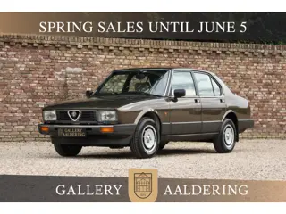 Alfa Romeo Alfetta 2.0 PRICE REDUCTION "51.000 kilometers" "Last year production model" for the Euro
