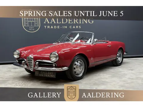 Alfa Romeo Giulietta Spider Veloce PRICE REDUCTION Restored in the 1990s by an Alfa Romeo connoisseu