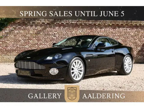 Aston Martin V12 Vanquish PRICE REDUCTION "Low mileage" Executed in deep "Bowland Black over Charcoa