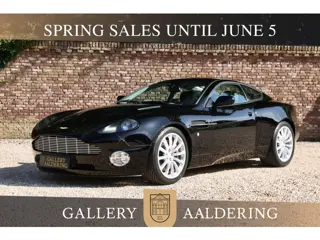 Aston Martin V12 Vanquish PRICE REDUCTION "Low mileage" Executed in deep "Bowland Black over Charcoa