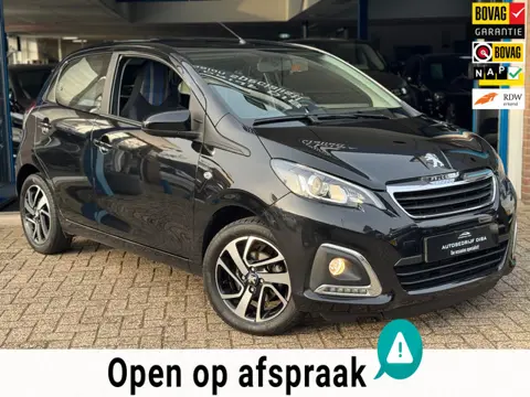 Peugeot 108 1.0 e-VTi Allure 2019 Zwart NAVI CLIMA LM NAP!