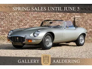 Jaguar E-Type V12 Roadster PRICE REDUCTION "Highly authentic" only 33.000 KM! Two owner car ,Mostly 