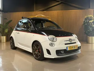 Fiat 500C 1.4-16V Abarth 140 PK Cabrio top Leder interieur Naviegatie Achteruit Camera Lmv Navigatie