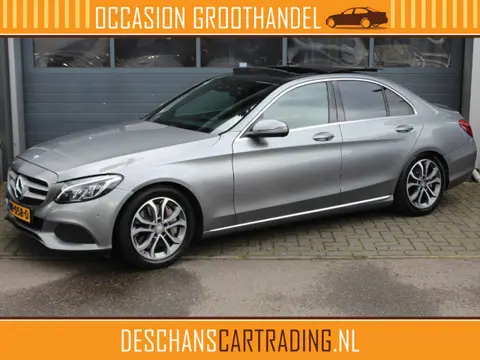 Mercedes-Benz C-Klasse 350 e Lease Edition Dealer onderh. Panoramadak, Burmester audio, Leder