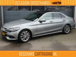 Mercedes-Benz C-Klasse 350 e Lease Edition Dealer onderh. Panoramadak, Burmester audio, Leder