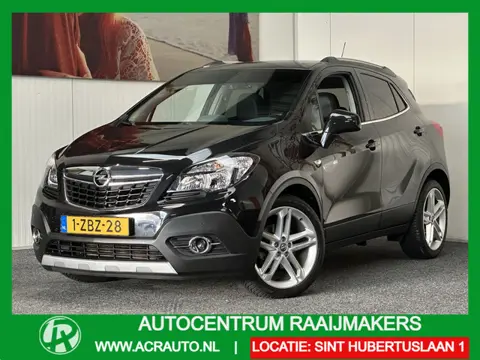 Opel Mokka 1.4 T COSMO AUTOMAAT SCHUIFDAK LEDEREN BEKLEDING NAVIGATIE STOEL EN STUURVERWARMING CRUIS