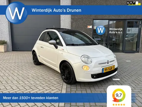 Fiat 500 0.9 TwinAir Automaat/Panodak/ParelmoerWit/NAP