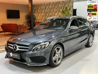 Mercedes-Benz C-klasse 180 AMG Garantie Trekhaak Leder Elek Achterklep StoelVW Cruise Navi Clima Rij