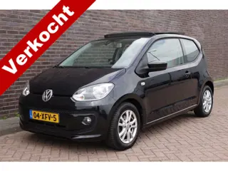 Volkswagen up! 1.0 high up! BlueMotion, zwart, half leder, panoramadak. prachtige auto!