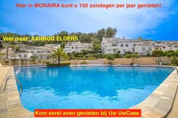 Uw mooie Appartement aan groot zwembad in MORAIRA met
