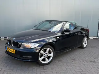 BMW 1 Serie Cabrio BJR 2009 118i 143 PK High Executive STOELVERWARMING | CLIMA | CRUISE | LMV | SPOR