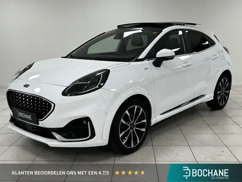 Ford Puma 1.0 EcoBoost Hybrid ST-Line Vignale ELEKTRISCH PANORAMADAK | AFNEEMBARE TREKHAAK | LEDEREN