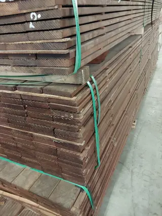 hardhouten terasplanken 25mm dik 145mm breed prijs 9 euro m1
