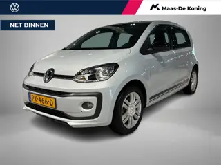 Volkswagen Up! 1.0 60pk BMT High UP! · Cruise Control · P-Sensoren · 15"Velgen · Airco · Telefoonhou