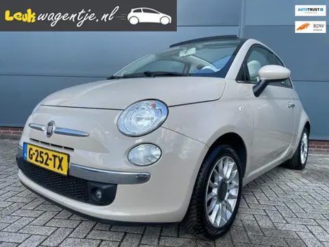 Fiat 500 C 1.2 Lounge Cabrio *cappuccino *touchscreen *airco