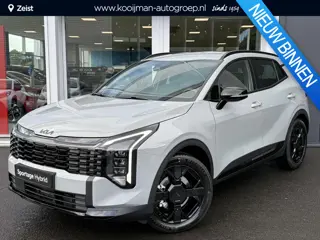 Kia Sportage 1.6 T-GDi Plug-in Hybrid Black Edition | Elektrische voorstoelen | Suède/leder zwart | 