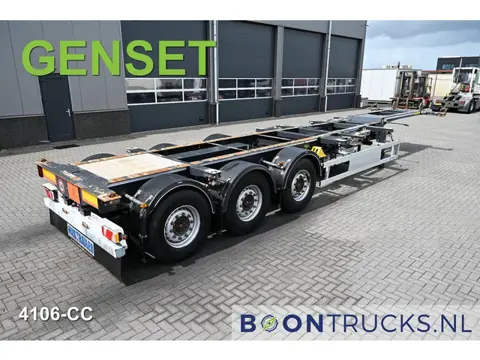 Renders-has FCC08 + GENSET | 2x20-30-40-45ft HC * ADR * SAF/DISC * LIFT AXLE * EXTENDABLE REAR