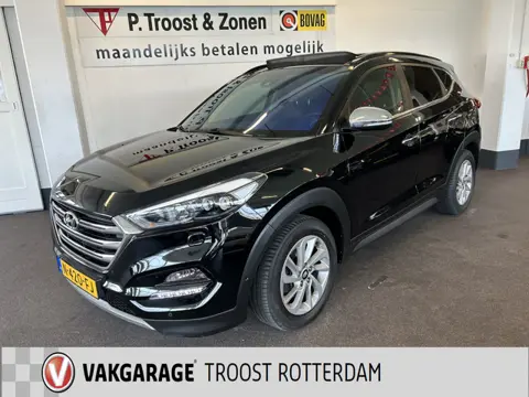 Hyundai Tucson 1.6 T-GDi Premium 4WD Automaat | Panoramadak | Inklapbare trekhaak | Lederen bekledin