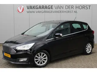 Ford C-MAX 1.0-100pk Titanium. Nette, goed onderhouden hoogzitter ! Autm. airco dual, stoel-, stuur-