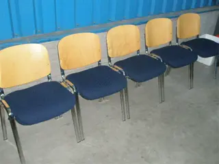 1x SET van 5 stoelen