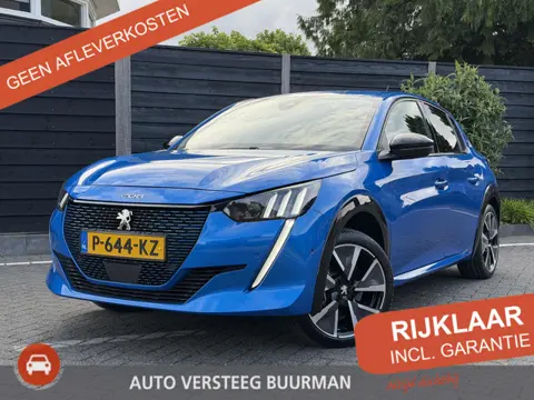 Peugeot e-208 GT 350 50 kWh 136PK Automaat Navigatie, Achteruitrijcamera, Keyless, Stoelverwarming, 