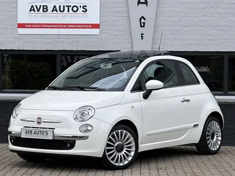 Fiat 500 1.2 Lounge Airco Schuif-Kanteldak Xenon Navi PDC
