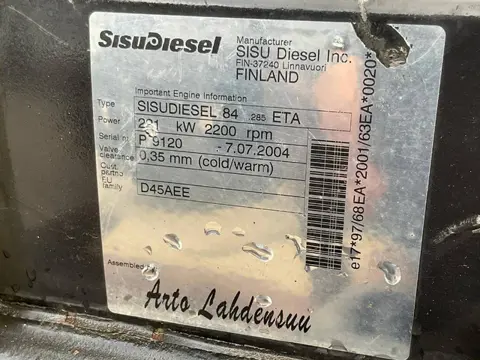 AGCO Sisu Power 8.4 Liter 6 cilinder motor (bj 2004)