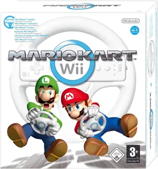 Mario Kart Wii + Wheel (boxed)