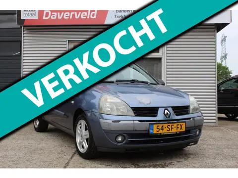 Renault Clio 1.2-16V Community nieuwe apk, airco, boekjes, lm-velgen,nap, 2x sleutel, goedkope auto,