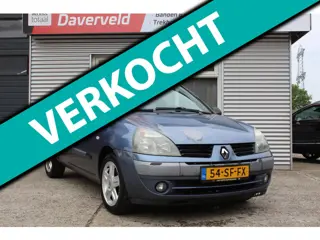 Renault Clio 1.2-16V Community nieuwe apk, airco, boekjes, lm-velgen,nap, 2x sleutel, goedkope auto,