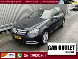 Mercedes-Benz C-Klasse Estate 180 Business Class 125! Avantgarde AUTOMAAT, Leer/Stof, Navi, CC, Clim
