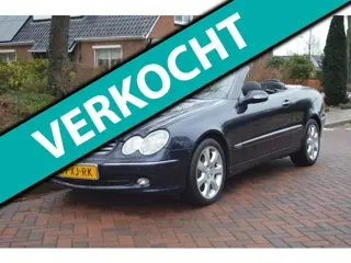 Mercedes-Benz CLK-klasse Cabrio 200 K. leer/navi/nw ketting