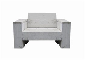 Stoel steigerhout €109,99