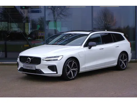 Volvo V60 2.0 T8 456 PK Plug-in Hybrid AWD Ultimate Dark Long Range, Panoramadak, Trekhaak, H/K Soun