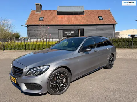 Mercedes-Benz C-klasse Estate 400 4-MATIC 43-AMG BURMESTER NIGHT-PAKKET PANO 360" CAMERA LEER ABC UI