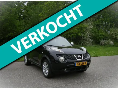 Nissan Juke 1.6 Acenta Eco 5 Drs . Airco . Cruiscontrol . Groot media scherm . PDC . LMV . eerste ei