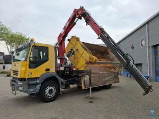 Iveco Trakker 380T35 / 6X4 / 2X BIG AXLE / FULL STEEL / HMF 1560 K2 REMOTE / 2SIDE TIPPER / 335304 K