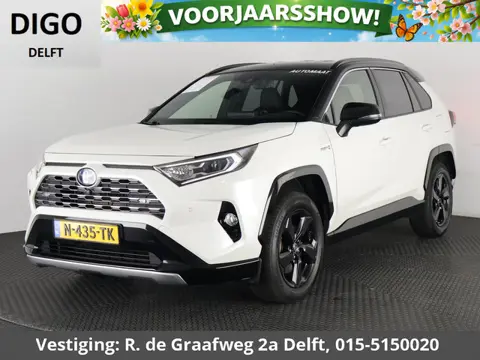 Toyota RAV4 2.5 Hybrid AWD Bi-Tone | 1650 KG trekgewicht | JBL Audio | navigatie | 360° camera | Stu