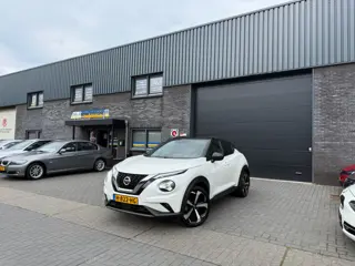 Nissan Juke 1.0 DIG-T Tekna | 1E EIGENAAR | 12MND GARANTIE | AUTOMAAT | LED | CARPLAY | NAVI | AIRCO