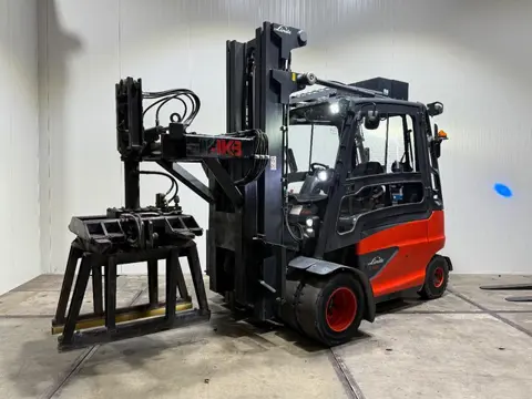 Linde E40-600 Triplex 6M Freelift 6600uur Stenenklem Freelift HL1235