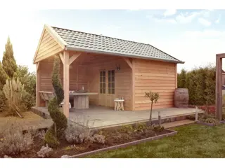 Tuinhuis in douglas hout