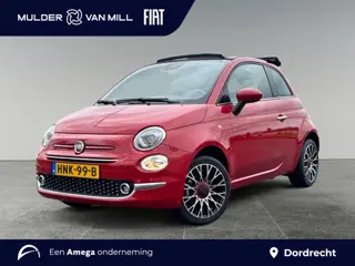 Fiat 500C Cabrio RED 1.0 Hybrid 70pk  | NAVI | CLIMA | DAB+ | 16" LM-VELGEN | APPLE CARPLAY / ANDROI