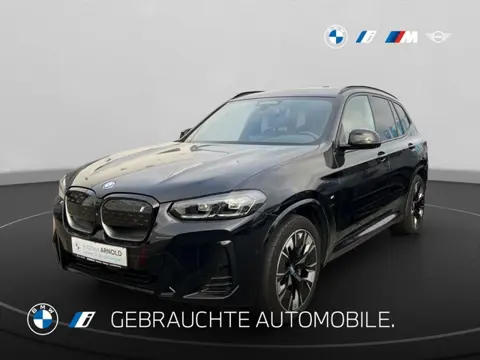 BMW iX3 M-SPORT 80 kWh (210kW/286pk) ** LED, BRUIN LEDER, PANO, HuD, CARBON SCHWARZ, TREKH, 20-inch 