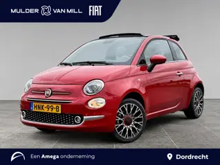 Fiat 500C Cabrio RED 1.0 Hybrid 70pk  | NAVI | CLIMA | DAB+ | 16" LM-VELGEN | APPLE CARPLAY / ANDROI
