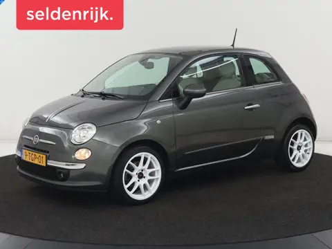 Fiat 500 0.9 TwinAir Lounge | Panoramadak | Leder |  Bi-Xenon | Climate control | Parkeerhulp | 16''