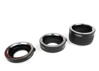 Caruba Tussenringen set voor Canon Chroom (versie II)