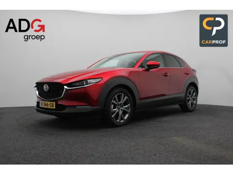 Mazda CX-30 2.0 e-SkyActiv-X M Hybrid Luxury | Stuurverwarming |Stoel verwarming |  Red Crystal | ga
