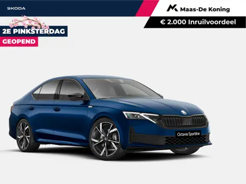 Škoda Octavia Sportline Business 1.5 TSI m-HEV 110 kW / 150 PK H | Trekhaak | 19' Draconis | Storm B