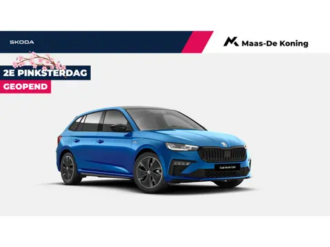 Škoda Scala 1.0 TSI Monte Carlo  85 kW / 115 PK Hatchback 6 versn | Race Blue | Trekhaak